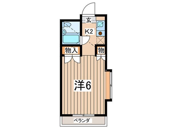 パレス井土ヶ谷の物件間取画像